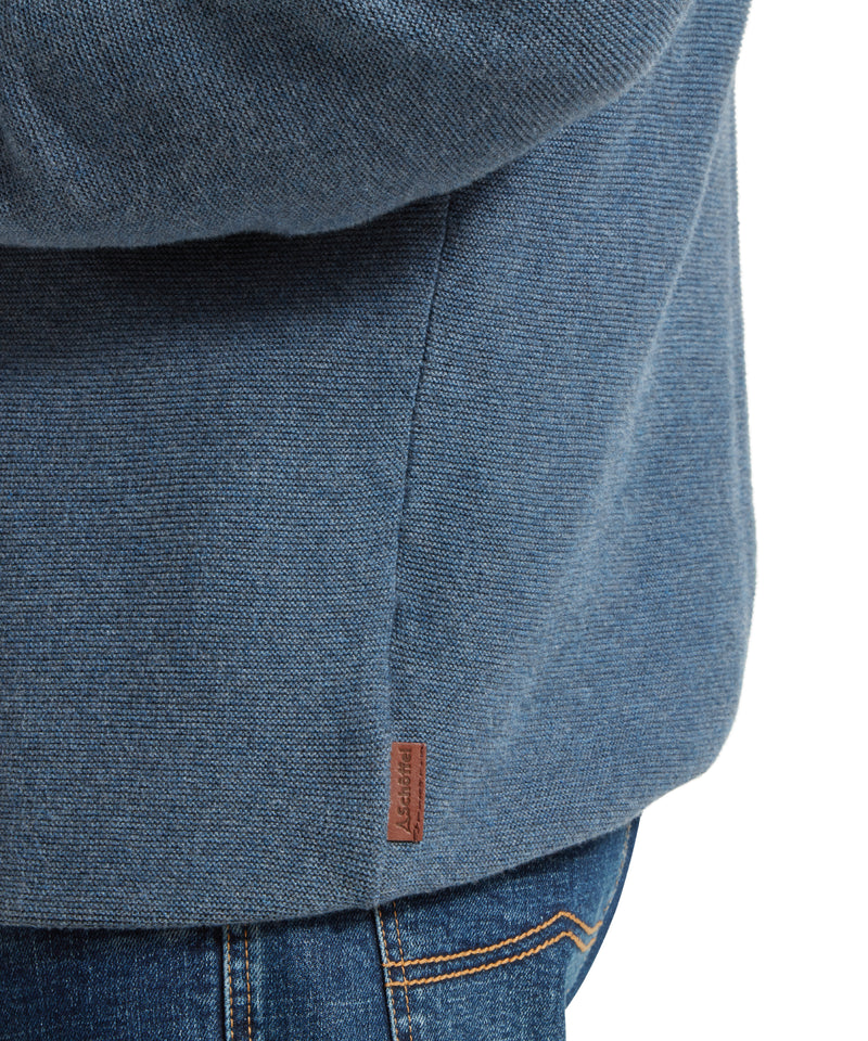 An image of the Schoffel Porthleven 1/4 Zip Jumper