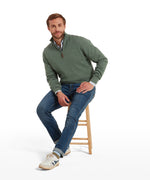 An image of the Schoffel Porthmeor Pima Cotton 1/4 Zip Jumper