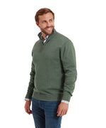 An image of the Schoffel Porthmeor Pima Cotton 1/4 Zip Jumper