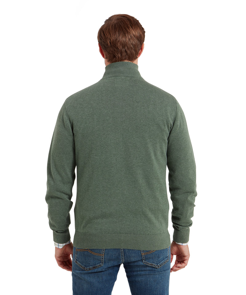 An image of the Schoffel Porthmeor Pima Cotton 1/4 Zip Jumper