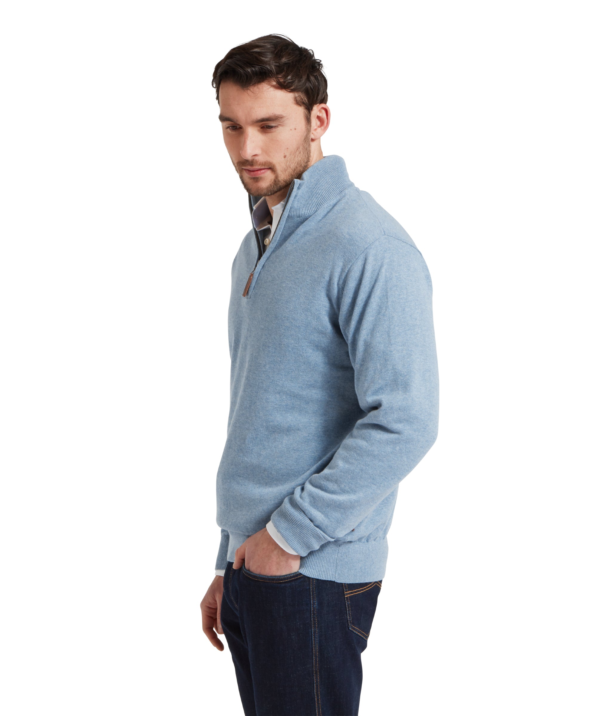 An image of the Schoffel Porthmeor 1/4 Zip Jumper