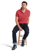 An image of the Schoffel St Ives Garment Dyed Polo Shirt