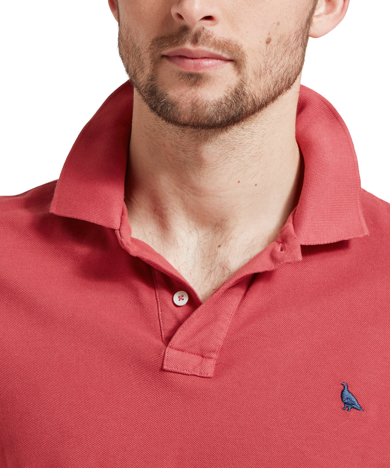 An image of the Schoffel St Ives Garment Dyed Polo Shirt