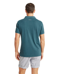 An image of the Schoffel St Ives Garment Dyed Polo Shirt
