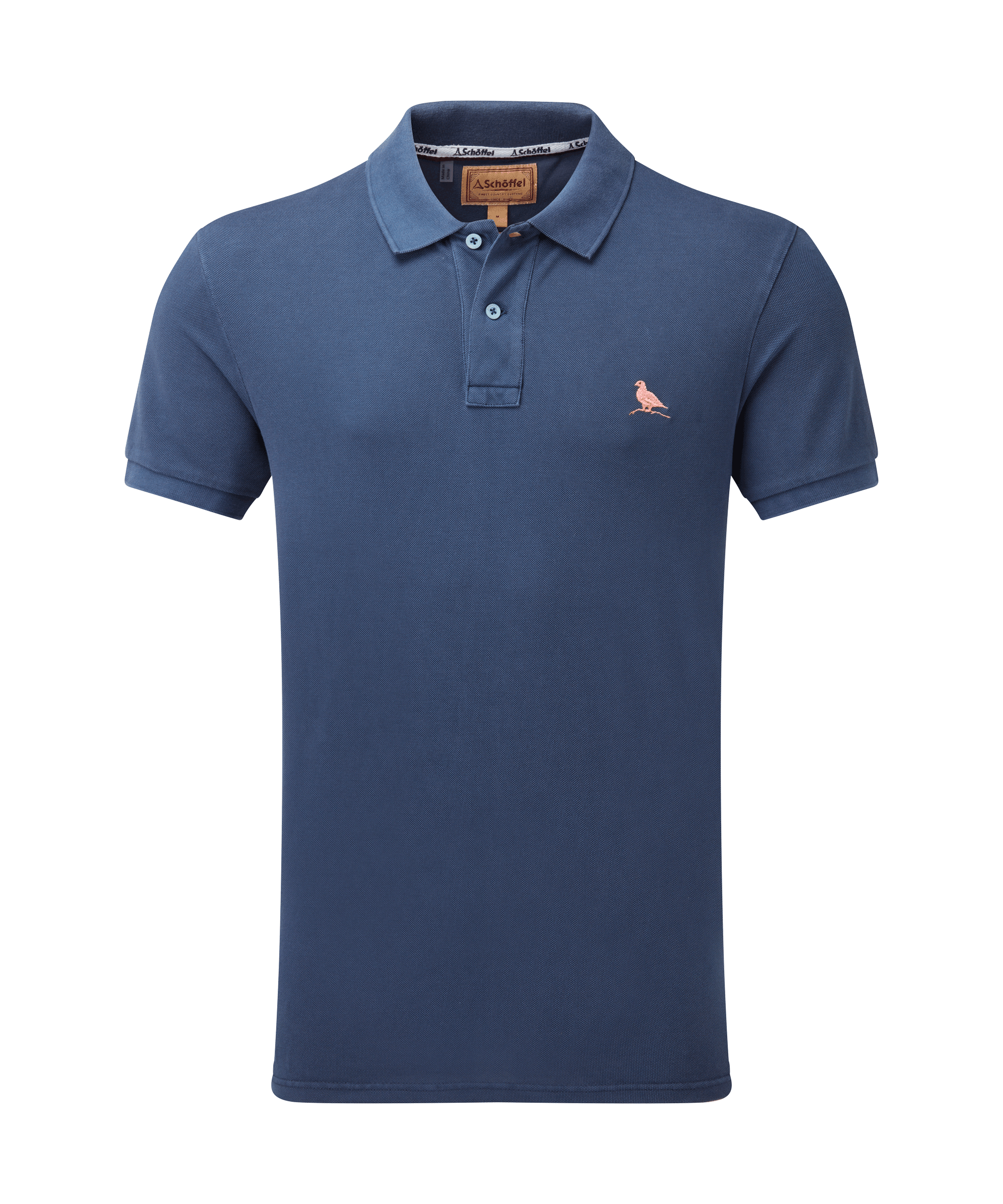 An image of the Schoffel St Ives Garment Dyed Polo Shirt