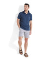 An image of the Schoffel St Ives Garment Dyed Polo Shirt