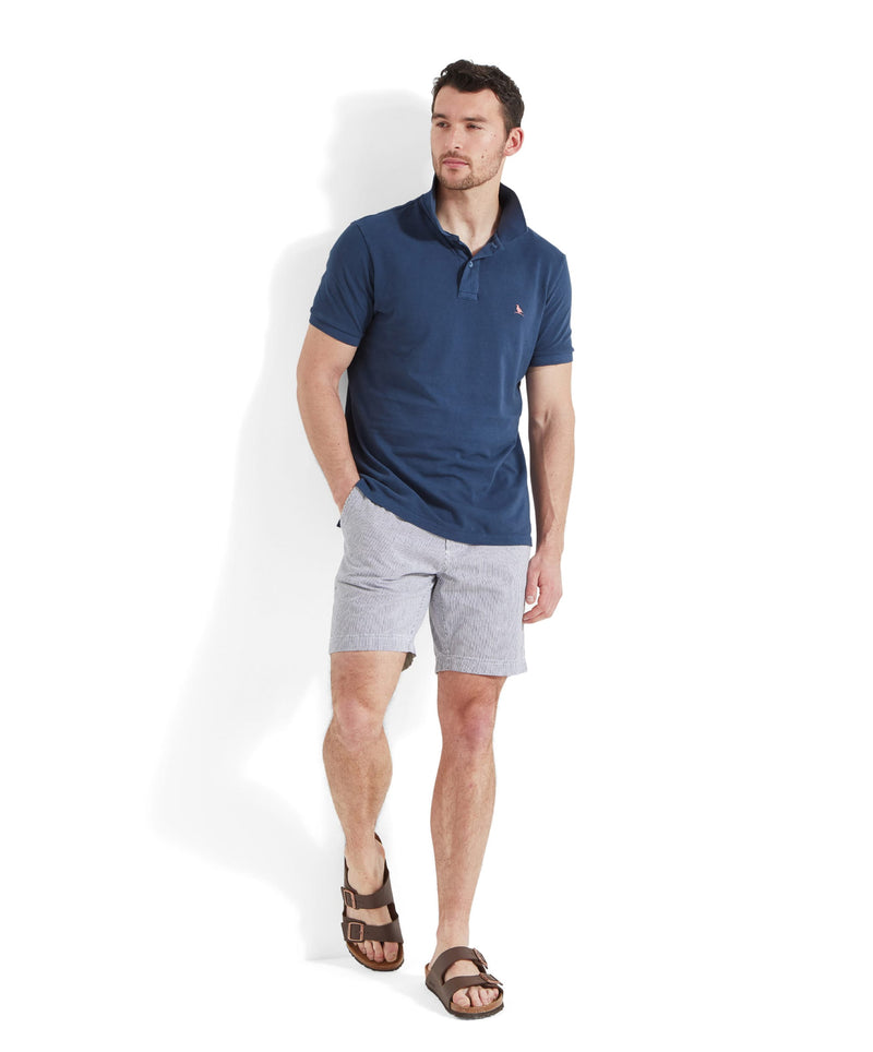 An image of the Schoffel St Ives Garment Dyed Polo Shirt