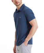An image of the Schoffel St Ives Garment Dyed Polo Shirt