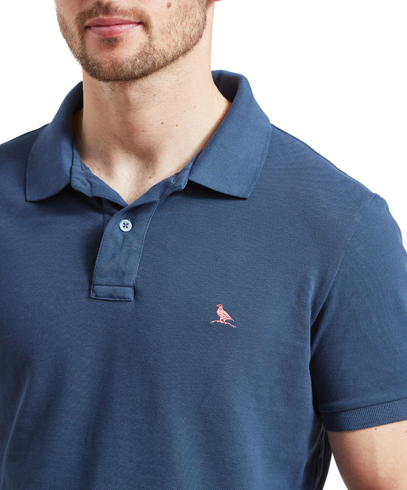 An image of the Schoffel St Ives Garment Dyed Polo Shirt