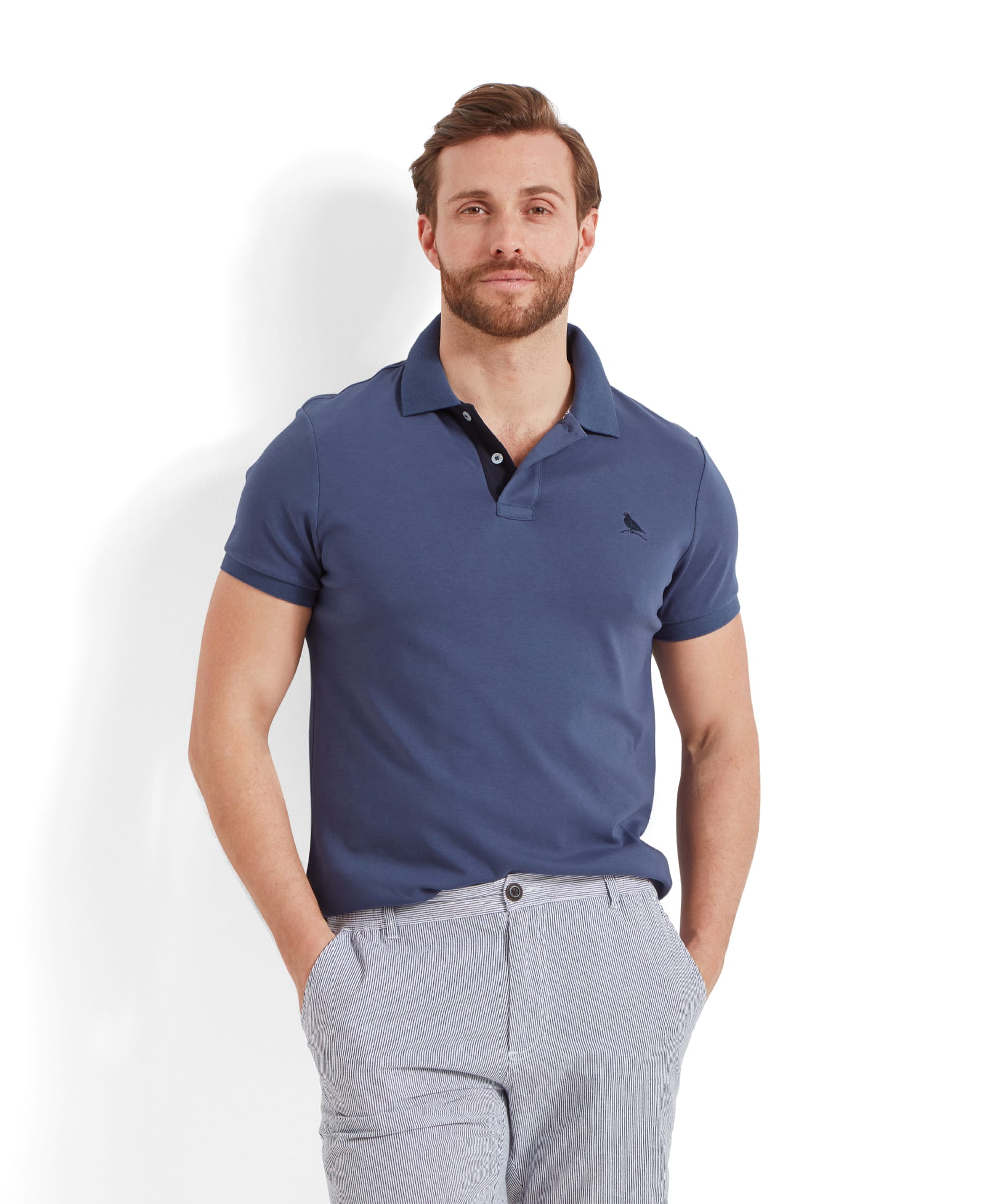 An image of the Schoffel St Ives Jersey Polo Shirt