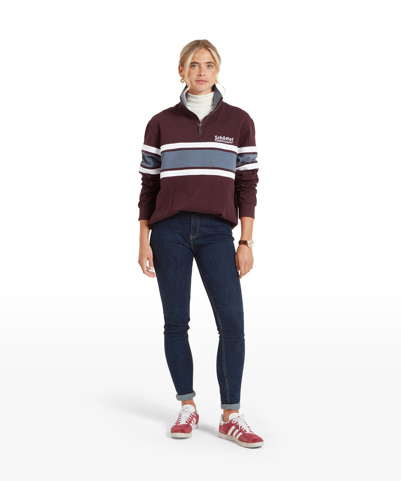 An image of the Schoffel Unisex Exmouth Heritage 1/4 Zip