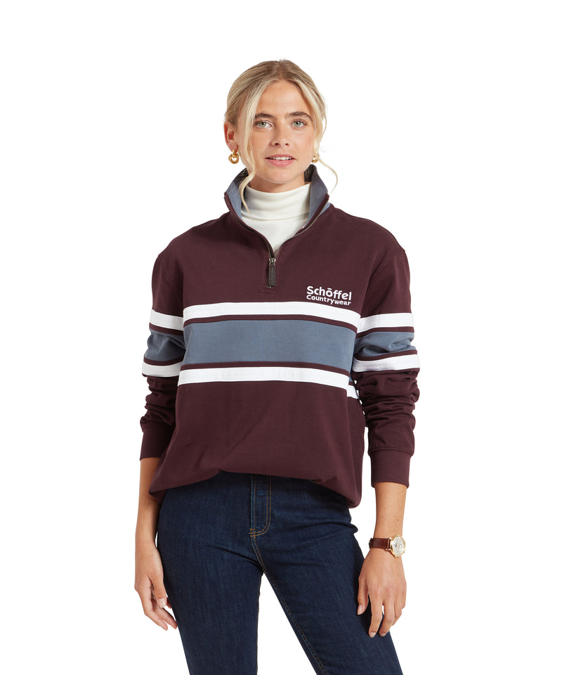 An image of the Schoffel Unisex Exmouth Heritage 1/4 Zip