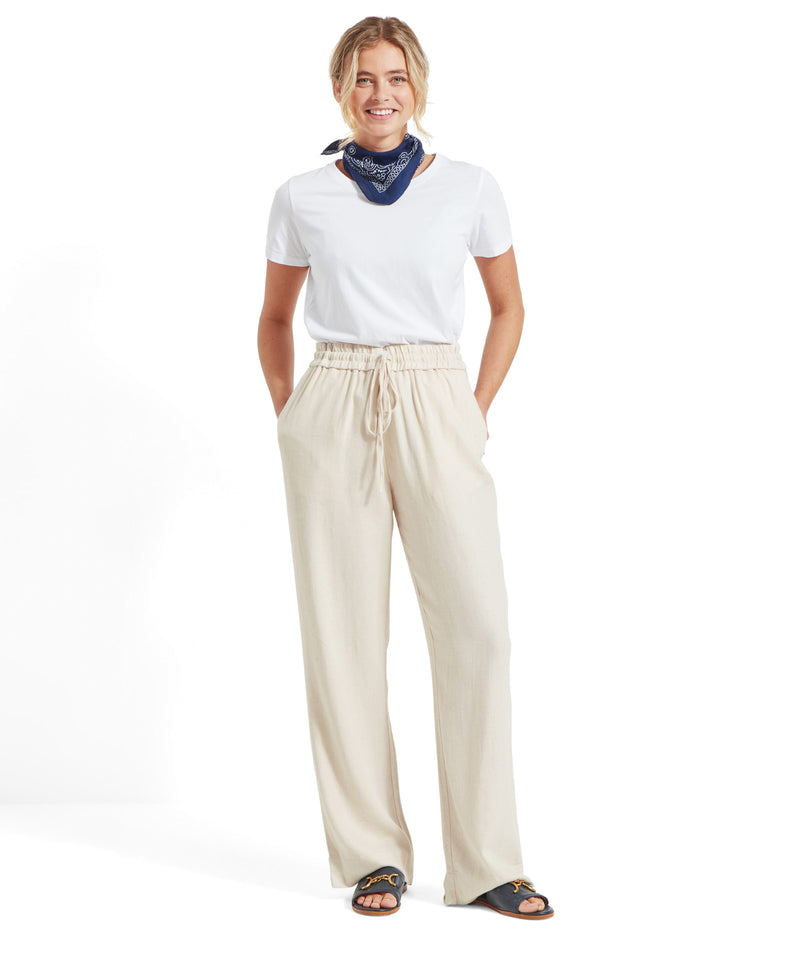 An image of the Schoffel Daphne Linen Trousers