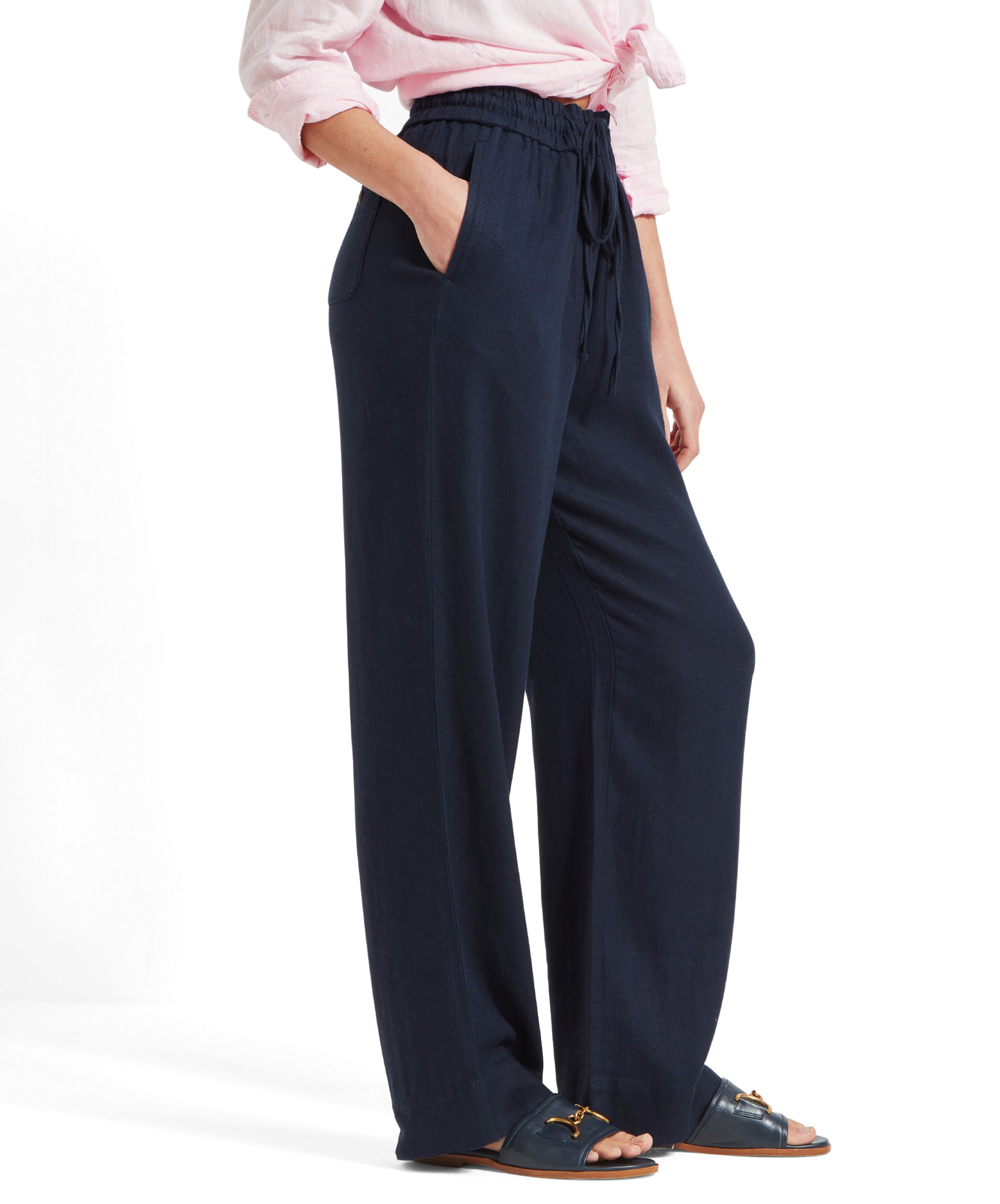 An image of the Schoffel Daphne Linen Trousers