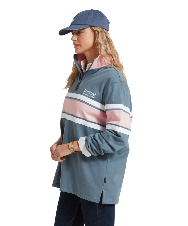 An image of the Schoffel Women's Exmouth Heritage 1/4 Zip