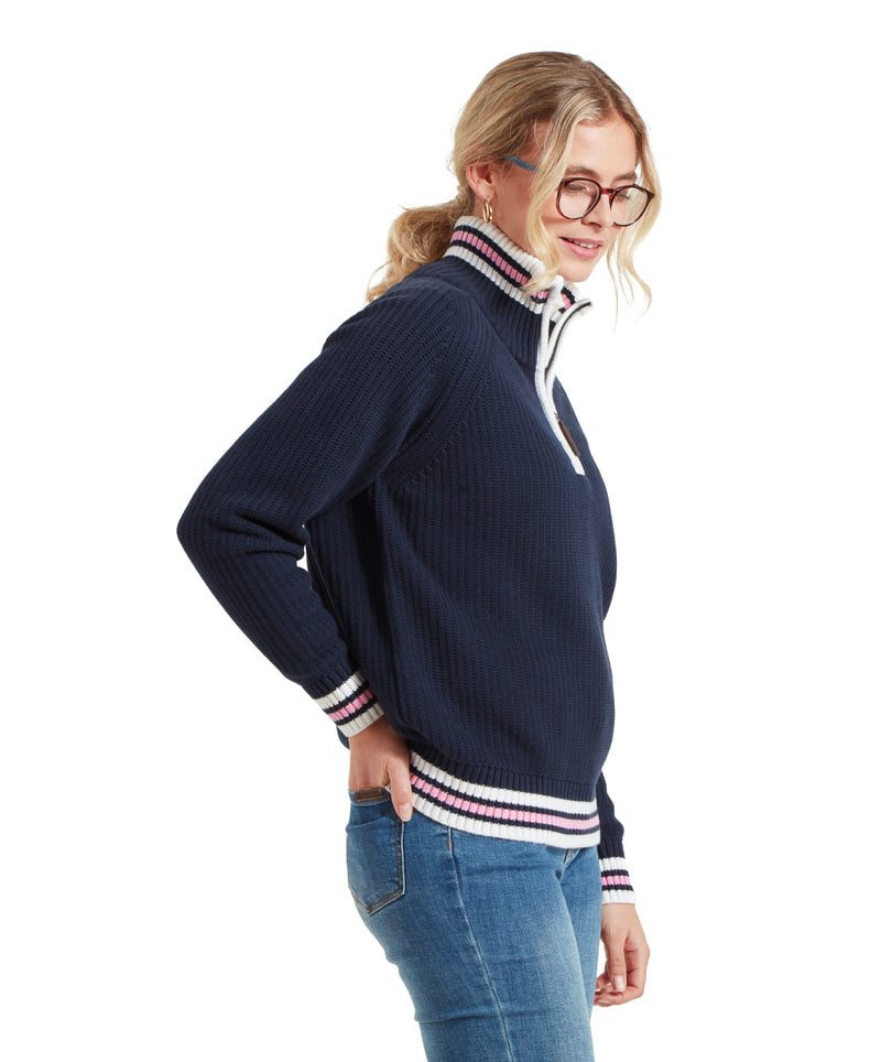 An image of the Schoffel Havelet Bay 1/4 Zip Jumper