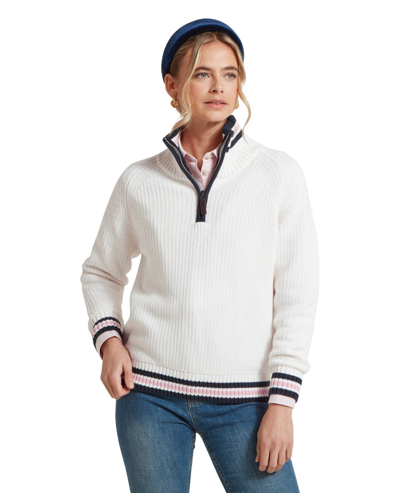 An image of the Schoffel Havelet Bay 1/4 Zip Jumper