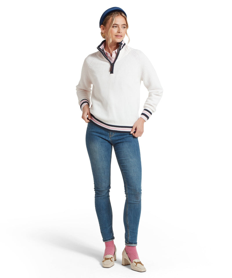 An image of the Schoffel Havelet Bay 1/4 Zip Jumper