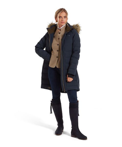 An image of the Schoffel Hurlingham Waterproof Down Coat