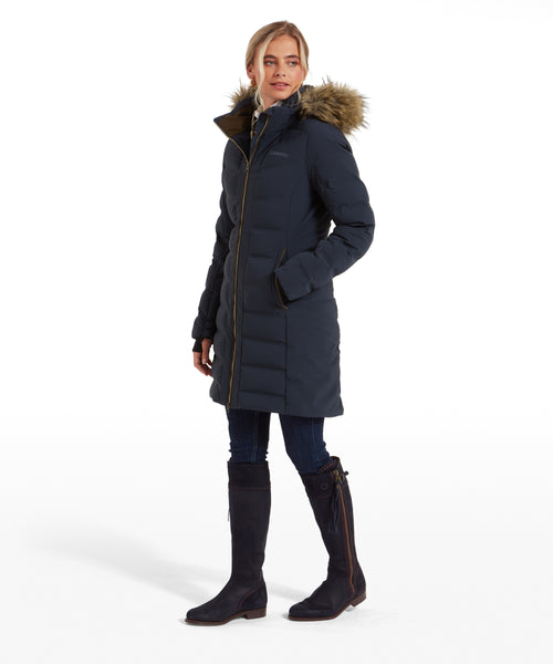 An image of the Schoffel Hurlingham Waterproof Down Coat