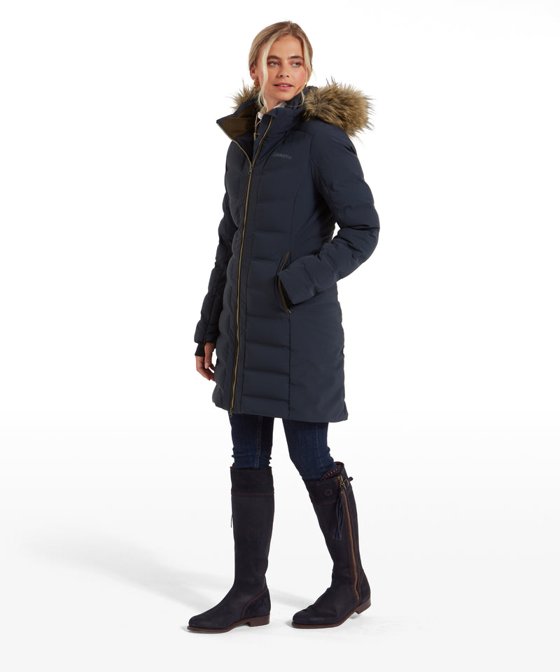 An image of the Schoffel Hurlingham Waterproof Down Coat