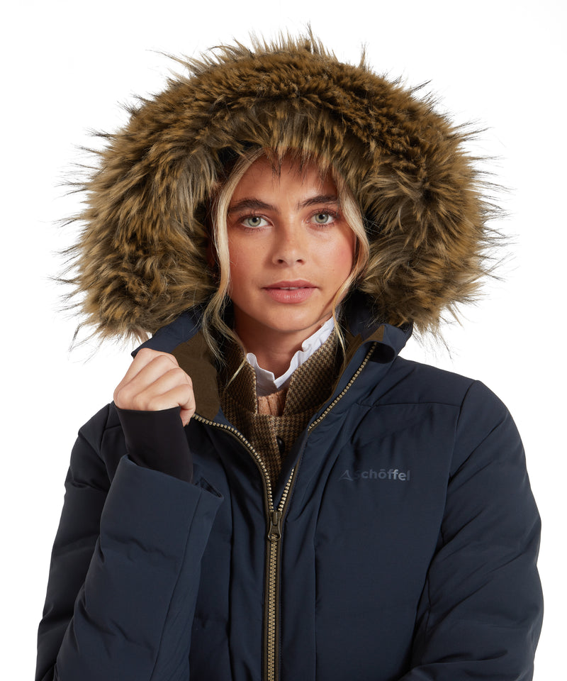 An image of the Schoffel Hurlingham Waterproof Down Coat
