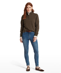 An image of the Schoffel Polperro Quarter Zip Jumper