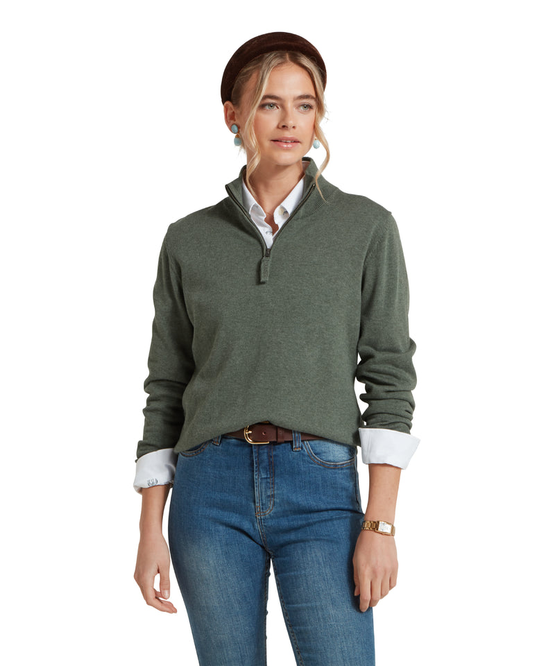 An image of the Schoffel Polperro Pima Cotton 1/4 Zip