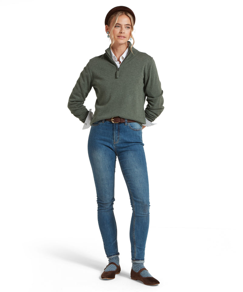 An image of the Schoffel Polperro Pima Cotton 1/4 Zip