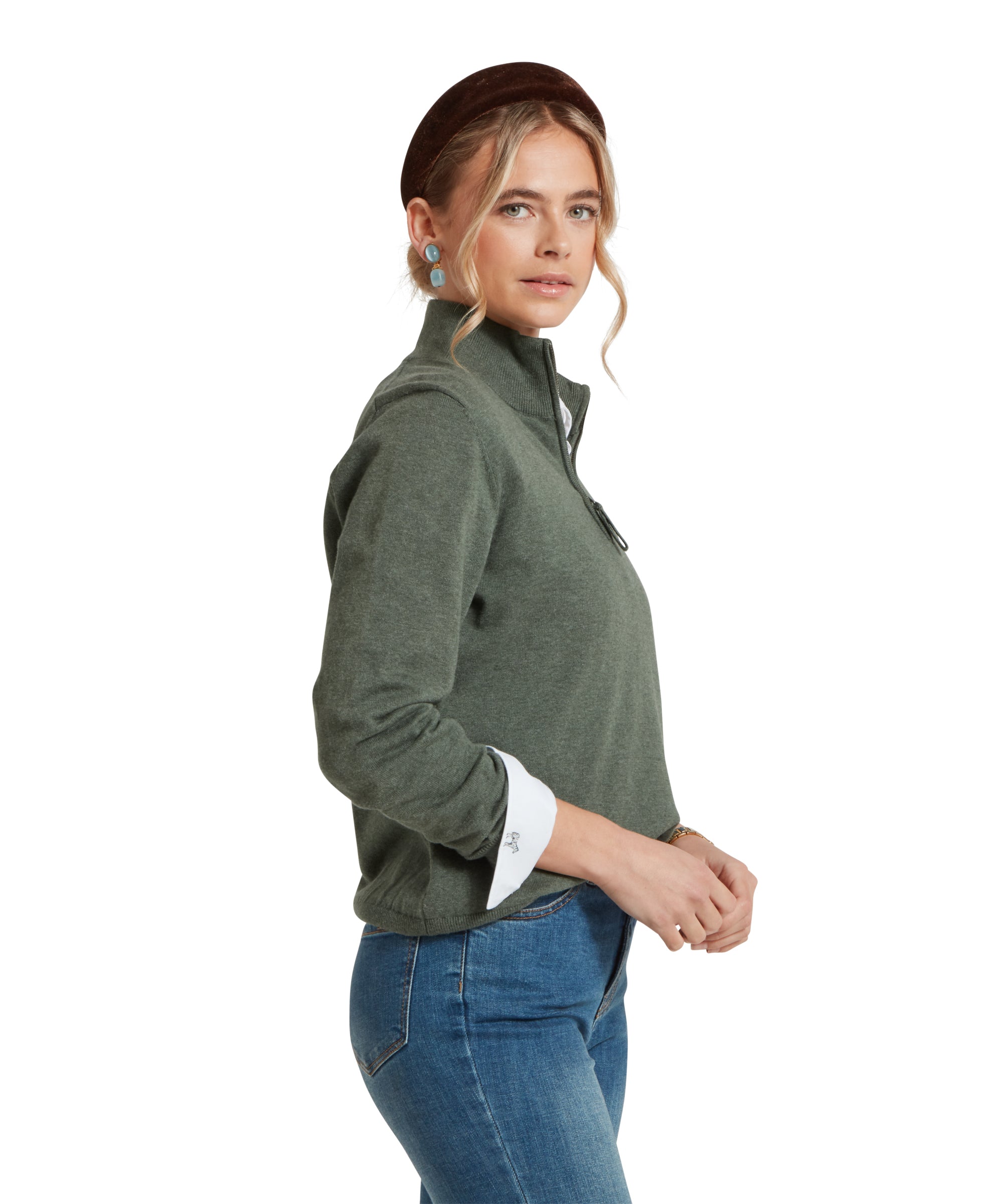 An image of the Schoffel Polperro Pima Cotton 1/4 Zip