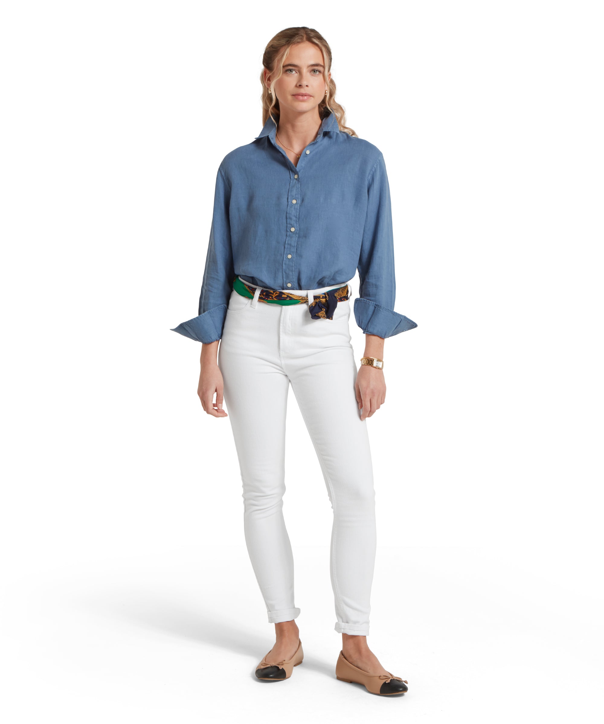 An image of the Schoffel Salthouse Linen Shirt