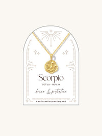 An image of the Formation Jewellery Zodiac Necklace - Scorpio