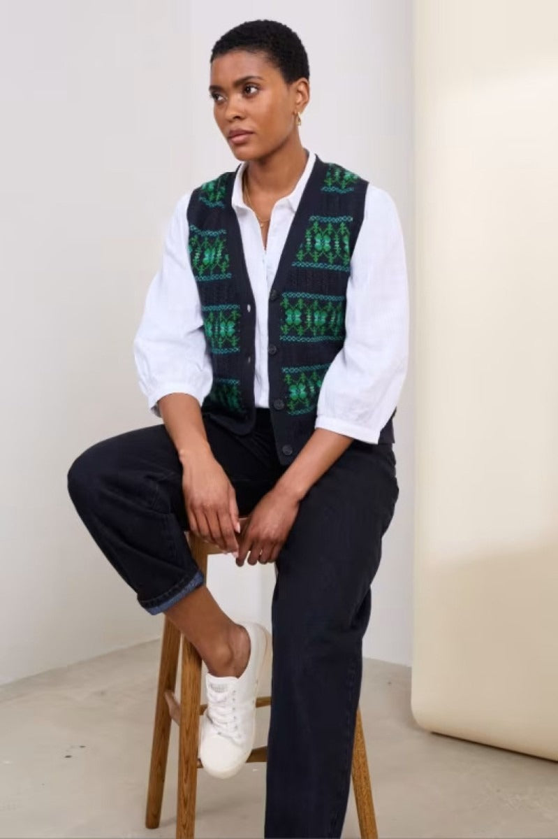 An image of the Seasalt Partridge Waistcoat Vest