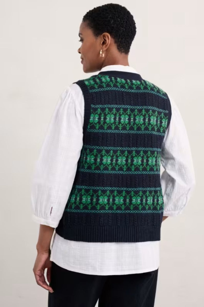 An image of the Seasalt Partridge Waistcoat Vest