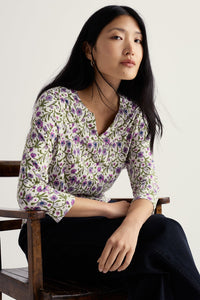 An image of the Seasalt 3/4 Kellow Top