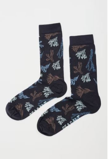 An image of the Seasalt Men's Bamboo Arty Socks