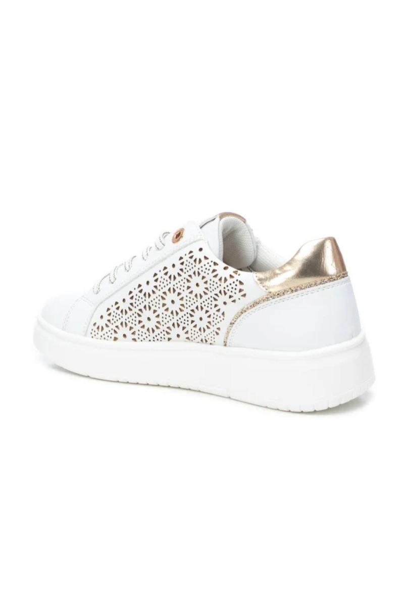 Side Zip Patterned Trainer