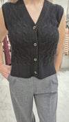 An image of the Marella Silvana Knitted Waistcoat