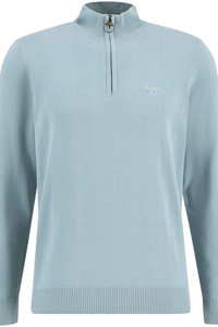 An image of the Barbour Lingwood Compact Cotton Half Zip Sweater