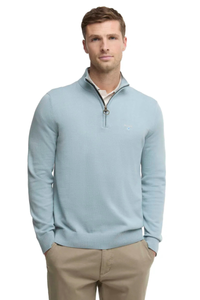 An image of the Barbour Lingwood Compact Cotton Half Zip Sweater
