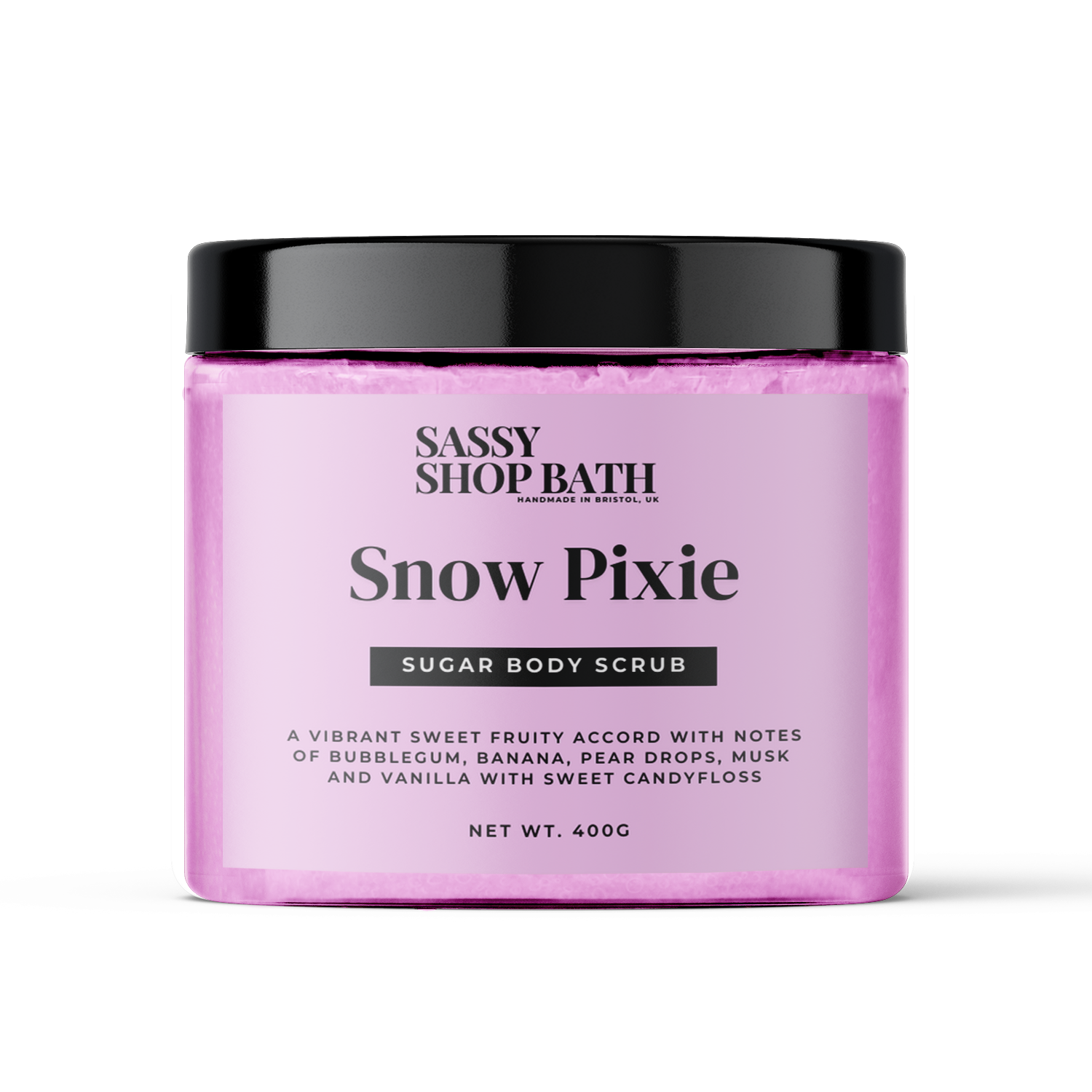 An image of the Sassy Scents Body Scrub 400g