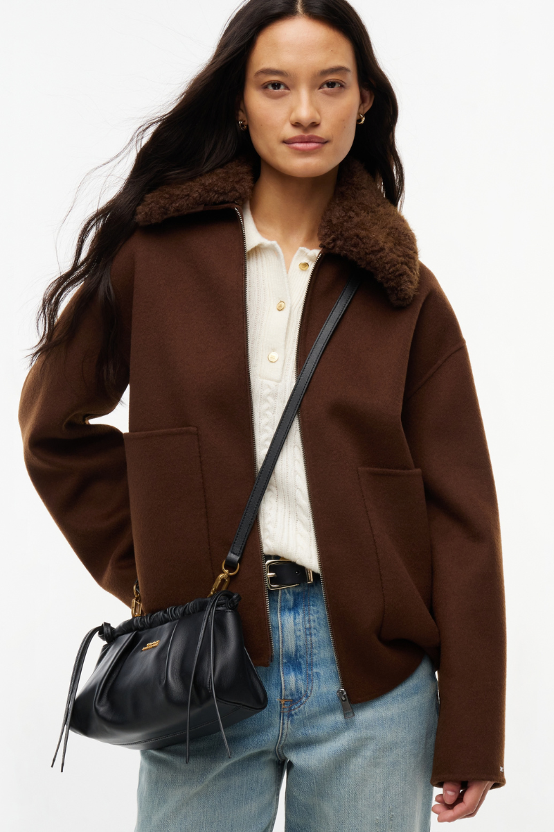 Soft Leather Mini Crossover Bag