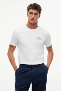 Script Stack Regular Tee