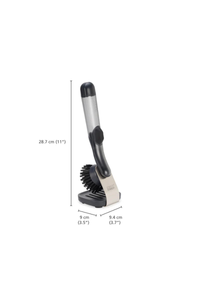 SinkTech™ Soap Dispensing Washing Up Brush with Steel Stand