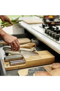 Elevate Steel Knives Bamboo Store 5pc