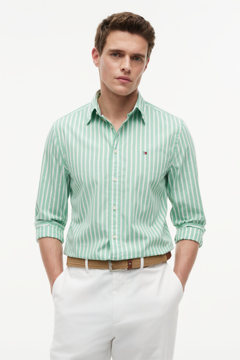Flex Poplin Seasonal Stripe Shirt