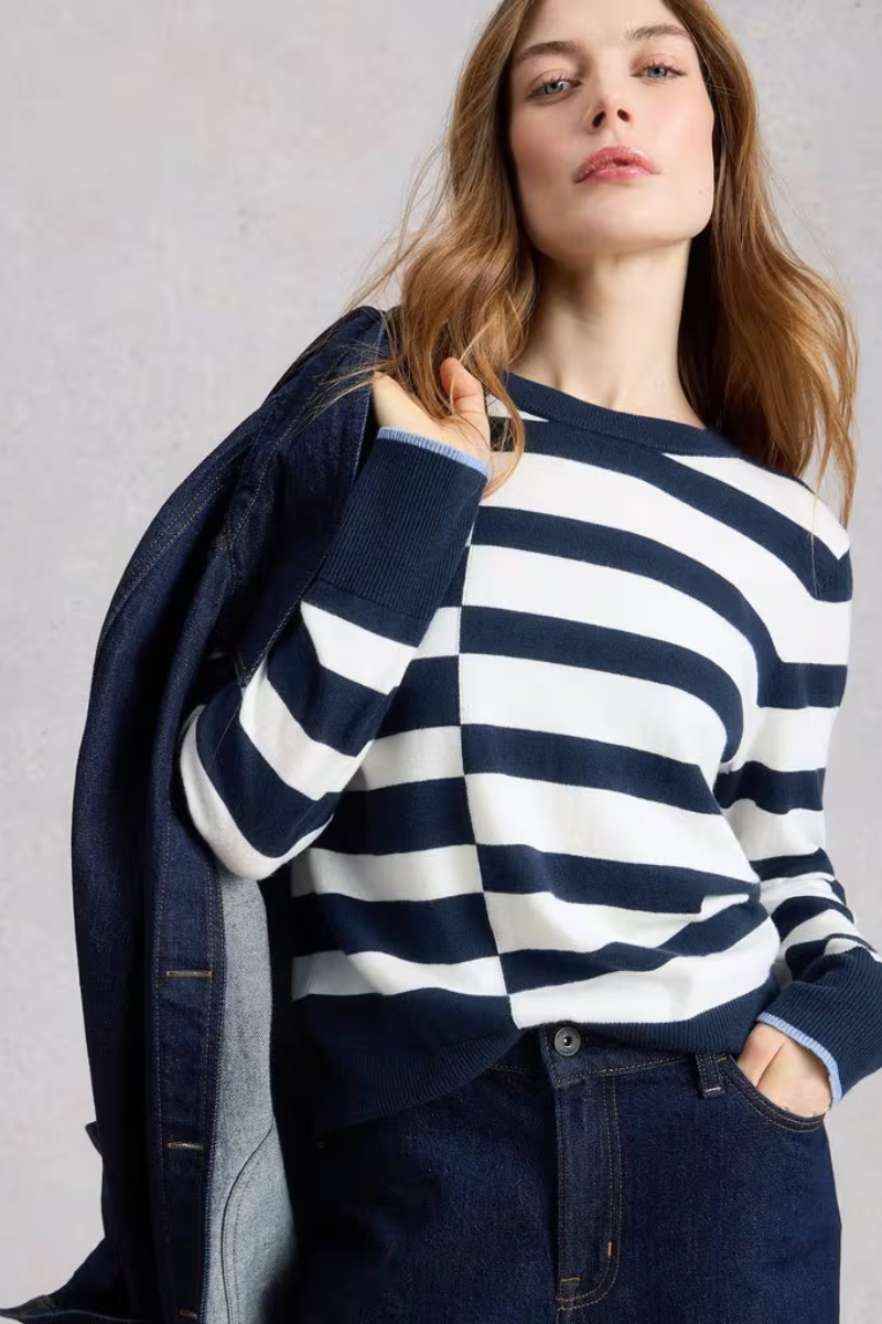 An image of the White Stuff Katie Stripe Jumper