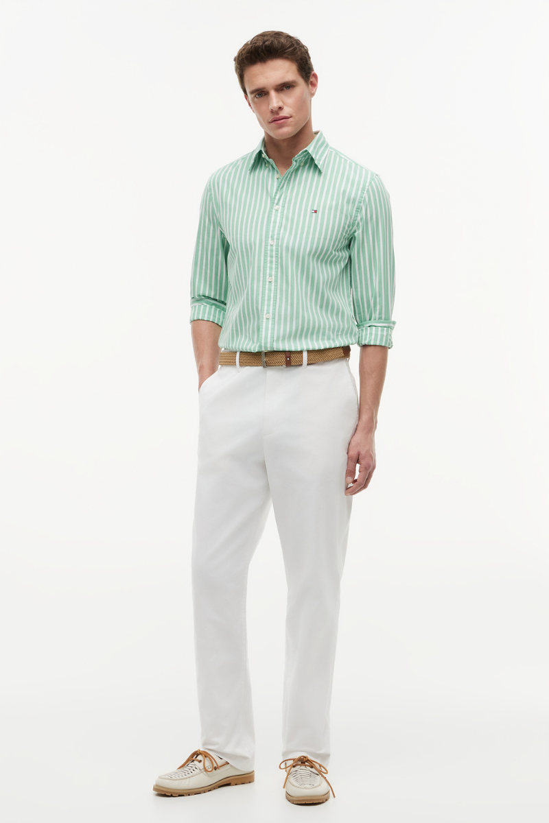 Flex Poplin Seasonal Stripe Shirt