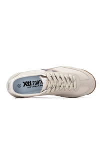 Suede & Vegan Leather Trainer