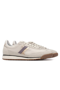 Suede & Vegan Leather Trainer